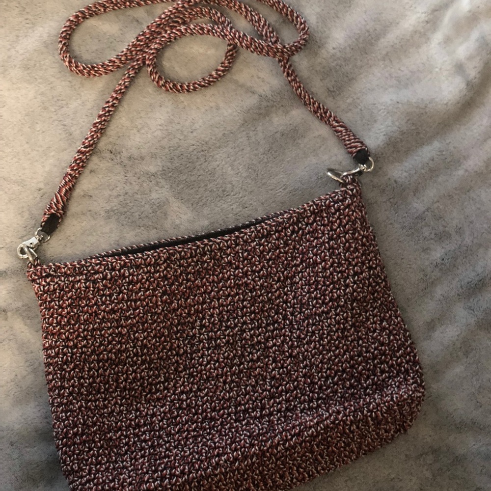Cotton Candy .Woven/Knitted Cross Body Purse
